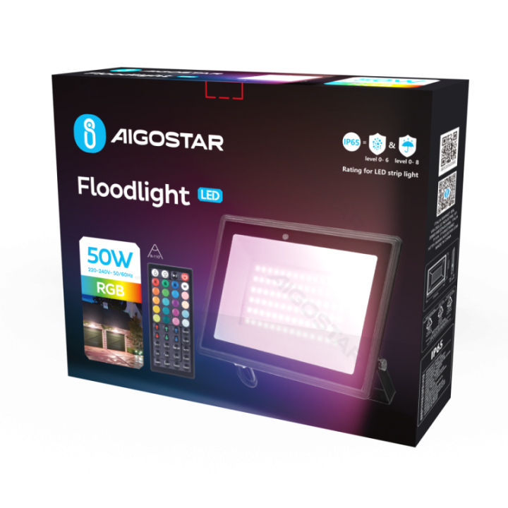 LED floodlight 50W RGB IP65