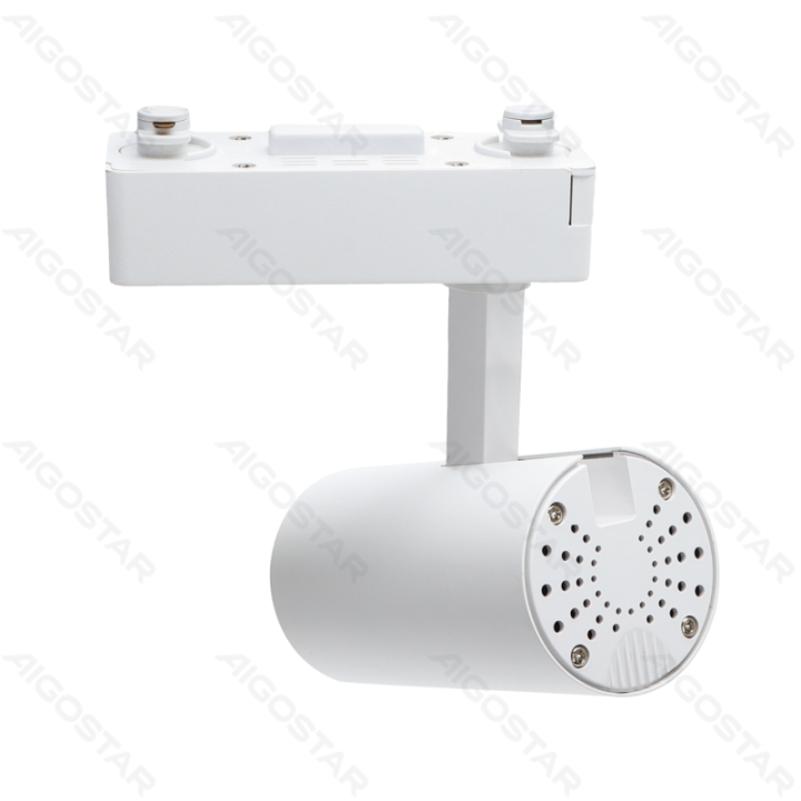 LED Dviejų laidų bėgelio šviestuvas baltas 10W