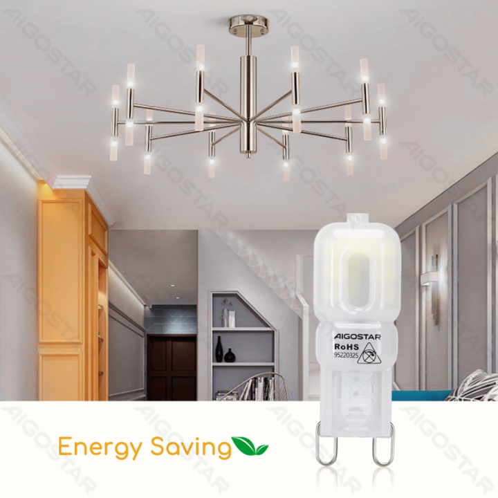 LED LED lustai (Pieninė balta) G9 2W 2pcs