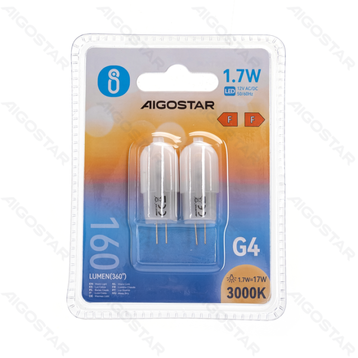 LED LED lustai (Pieninė balta) G4 1.7W 2pcs
