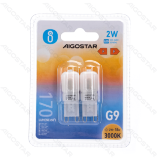 LED Lamp Beads (Milky White) G9 2W 2pcs