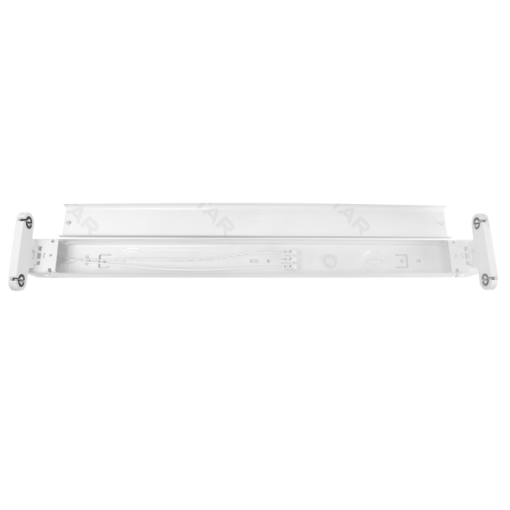 Plastic Light Fixture for Two T8 Tube 0.6m