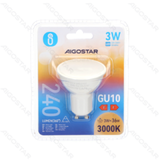LED GU10 3W