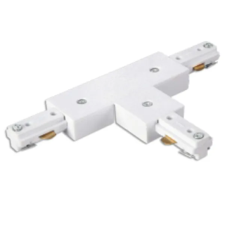 Trijų laidų T tipo bėgelis, baltas
