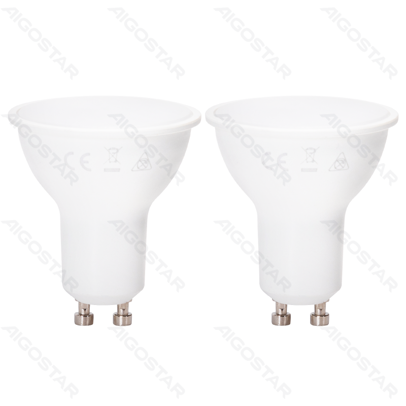 LED A5 GU10 8W 4000K 2vnt.