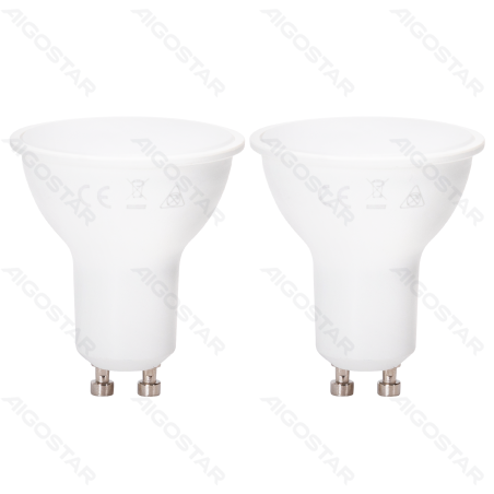 LED A5 GU10 8W 4000K 2vnt.