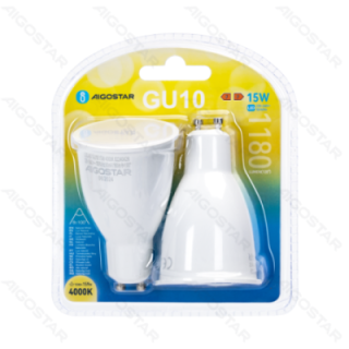 LED GU10 15W 1180lm 4000K 2pcs