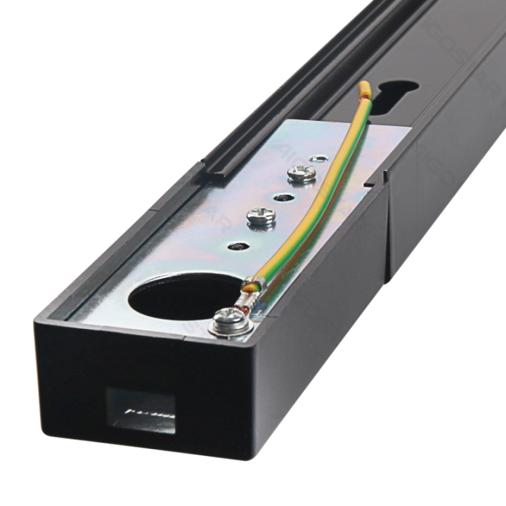 Dviejų laidų bėgelis, juodas 2m