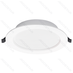 E6 LED Įleidžiamas apvalus lubinis šviestuvas 9W natūrali šviesa