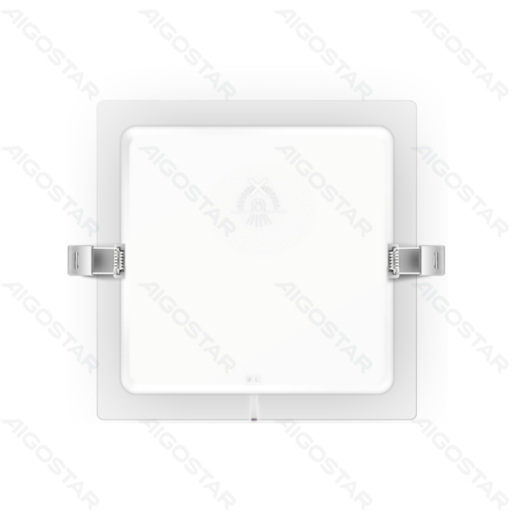 E6 LED Įleidžiamas kvadratinis šviestuvas 20W, šiltas (geltonas) šviesos atspalvis