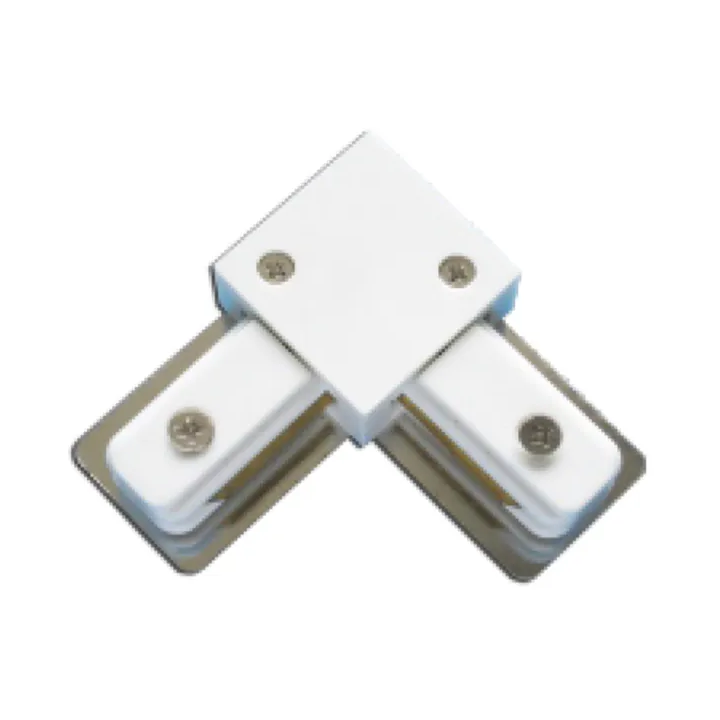 Dviejų laidų L tipo bėgelis, baltas