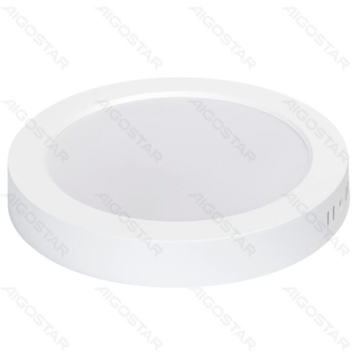 E6 LED Paviršinė apvali downlight 18W Šalta balta