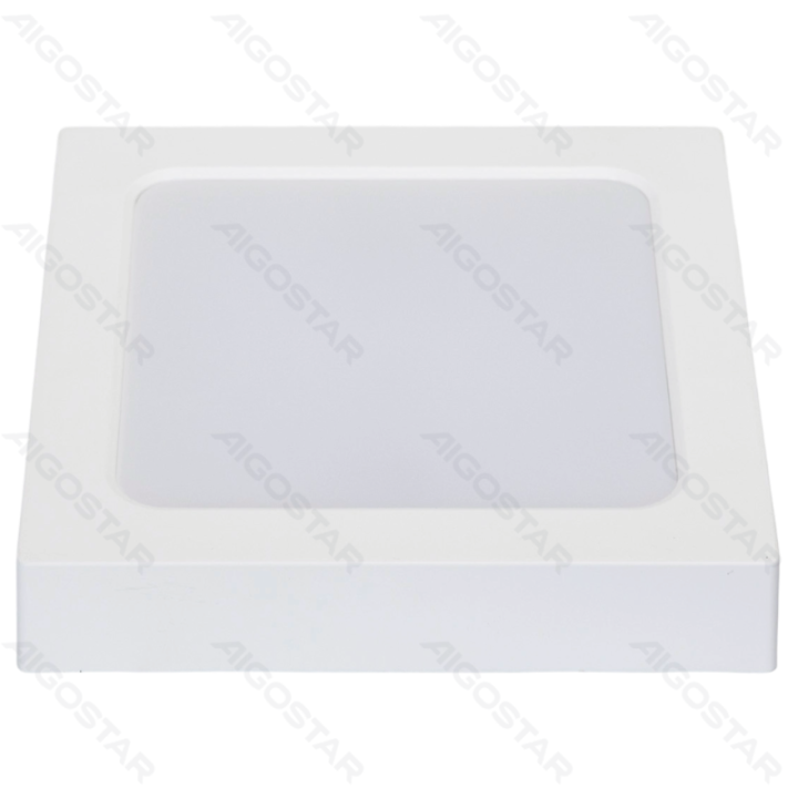 E6 LED Paviršinė kvadratinė downlight 12W Šalta balta