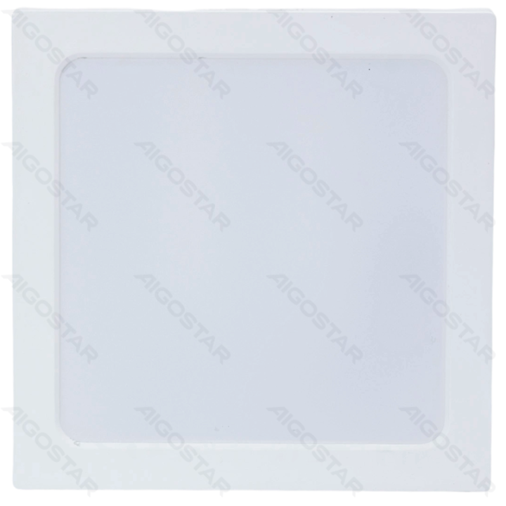 E6 LED Paviršinė kvadratinė downlight 18W Natūrali balta