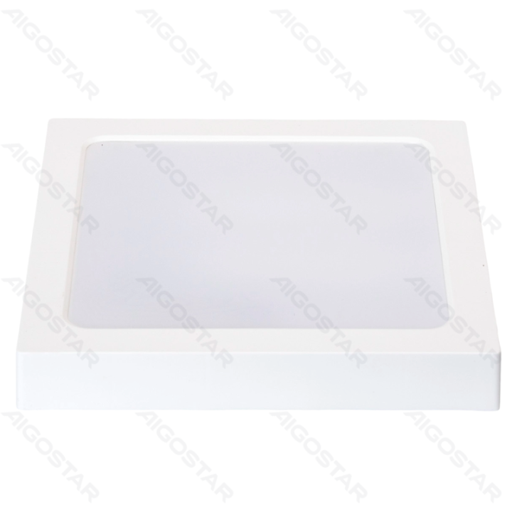 E6 LED Paviršinė kvadratinė downlight 18W Natūrali balta