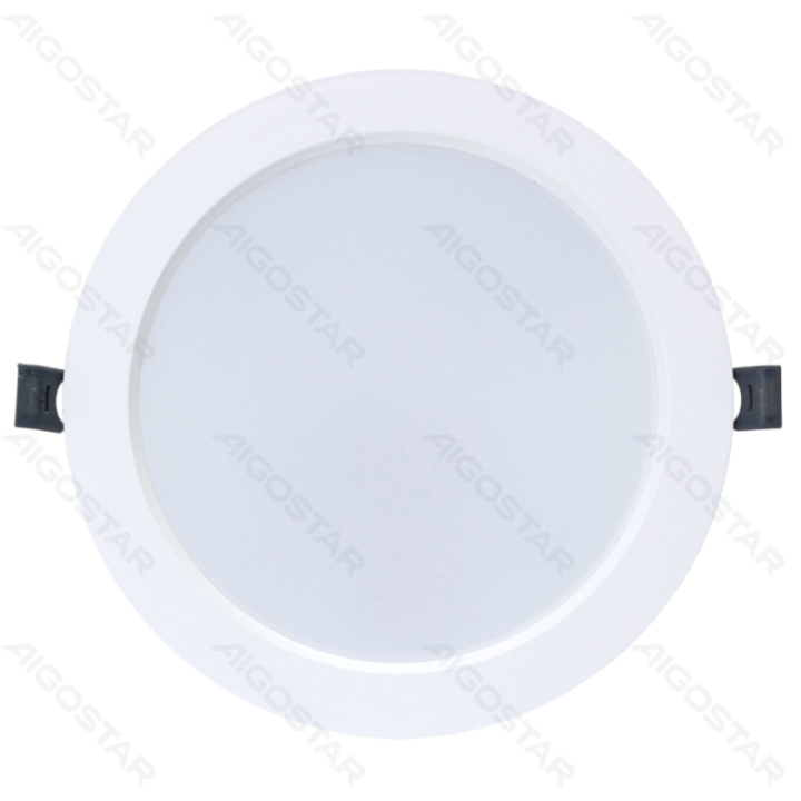 E6 LED Įleidžiamas apvalus downlight 18W Šalta balta