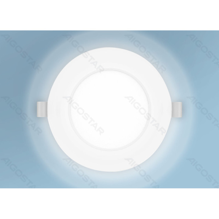 E6 LED Įleidžiamas kvadratinis downlight 12W Natūrali balta