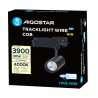 LED Keturių laidų bėgelinis šviestuvas juodas 30W