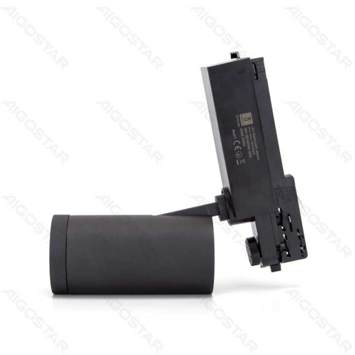 LED Four-wire Track Light Black 30W