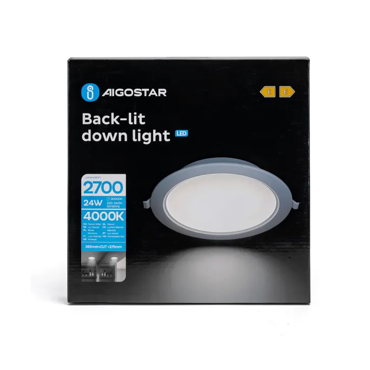 LED Flush-mounted Downlight 24W