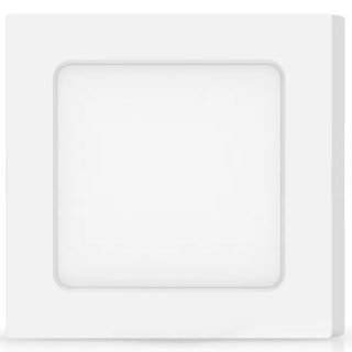 E6 LED  Surface-mounted Square Downlight 6W Yellow Light