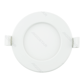 E6 LED  Flush-mounted Round Downlight 9W White Light