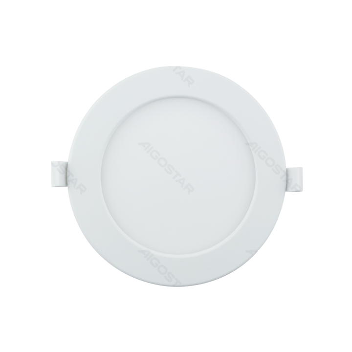 E6 LED Ultra-thin Flush-mounted Round Downlight 12W Yellow Light