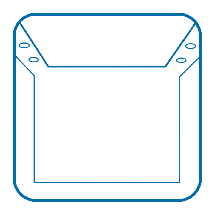 E6 LED  Flush-mounted Round Downlight 7W Natural Light