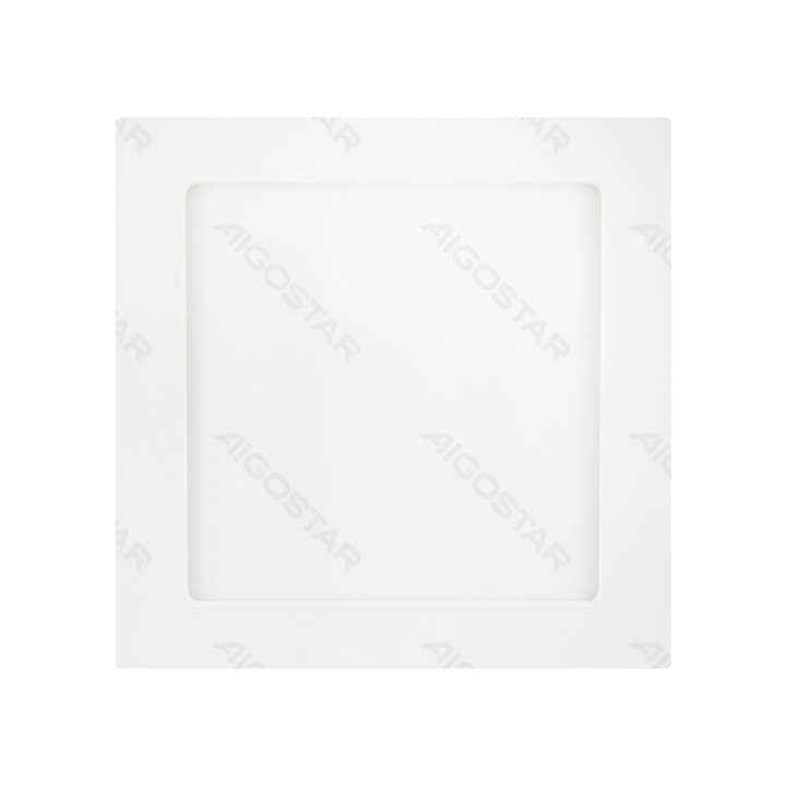 E6 LED Paviršinis kvadratinis downlight 18W, balta šviesa