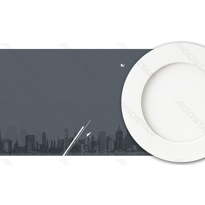 E6 LED Paviršinis kvadratinis downlight 18W, balta šviesa