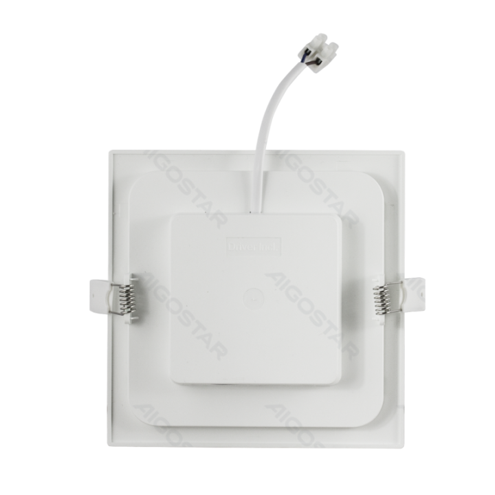 E6 LED Ultra-thin Flush-mounted Square Downlight 18W Yellow Light