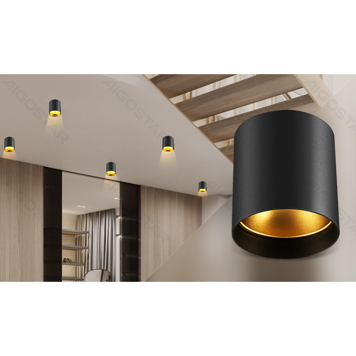 Metal One-way Surface-mounted Downlight GU10*1 (Excluded)