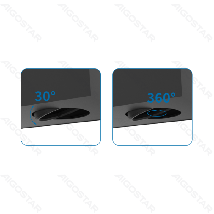 Metal Four-way Surface-mounted Downlight GU10*4 (Excluded)