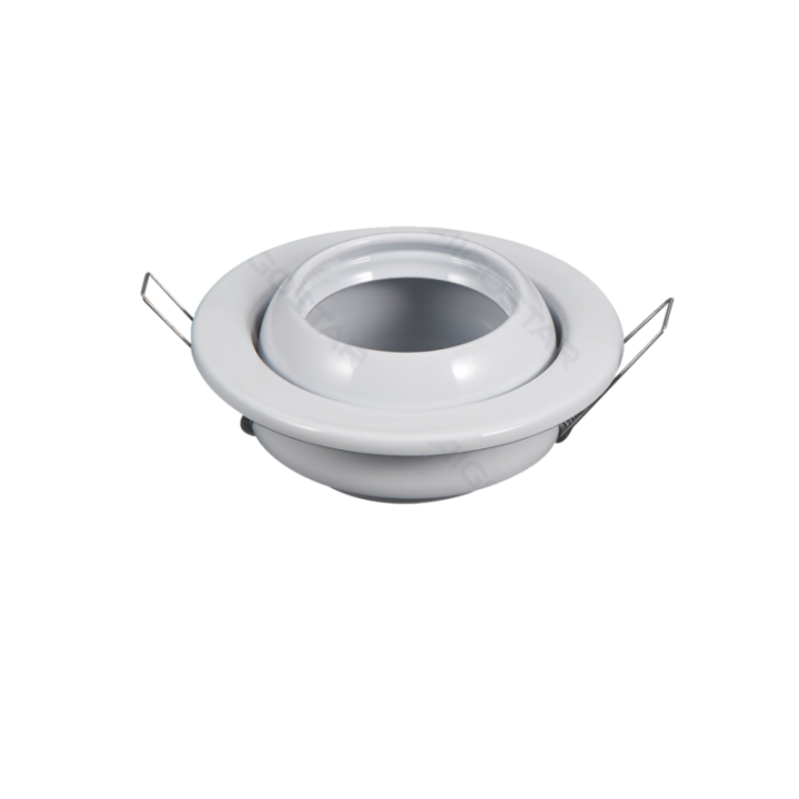 Vienpusis prožektoriaus laikiklis Baltas