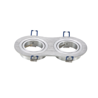 Two-way Spotlight Fitting Silver