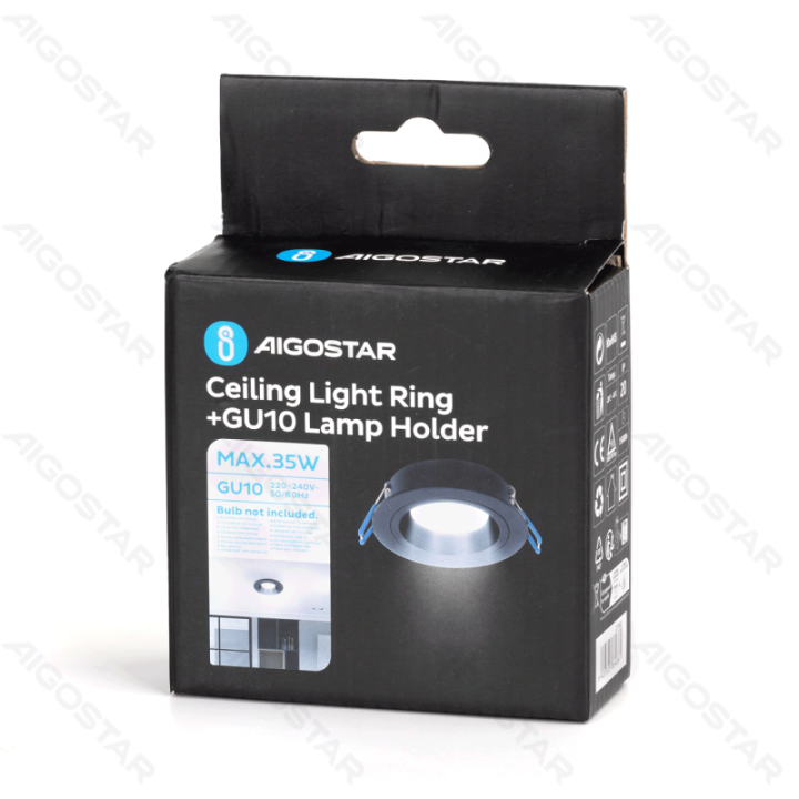 Lubų žiedas + GU10 lempos laikiklis