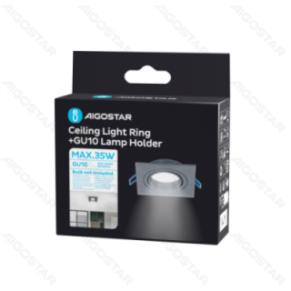 Ceiling Light Ring + GU10 Lamp Holder