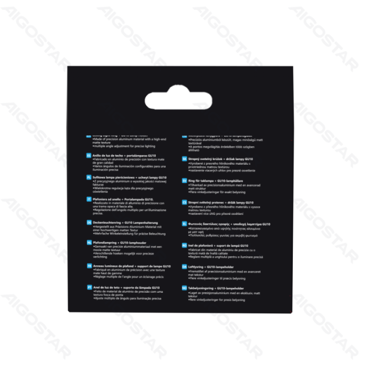 Lubų žiedas + GU10 lempos laikiklis