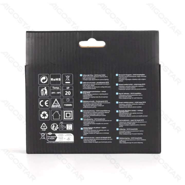 Lubų žiedas + GU10 lempos laikiklis