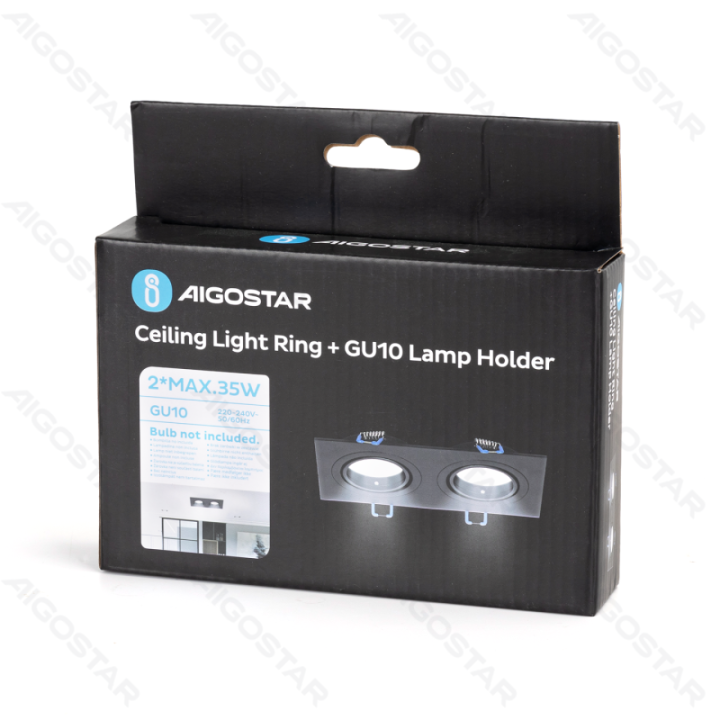 Ceiling Light Ring and GU10 Lamp Holder