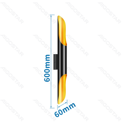 Aluminium One-way Wall Light Black (Without Light Source) E27