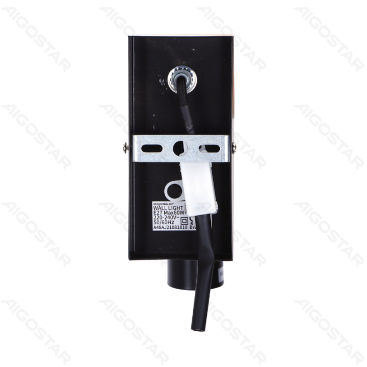 Sieninis šviestuvas su kabančiu lempos laikikliu (be šviesos šaltinio) E27