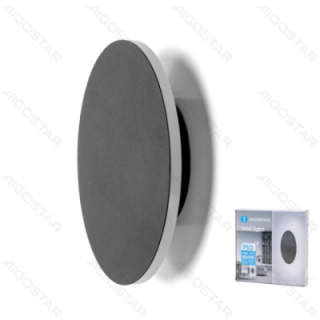 LED metalinis sieninis šviestuvas juodas 6.5W