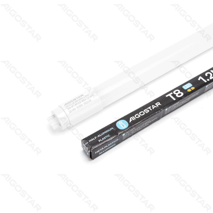 LED Half-aluminium Half-plastic T8 Light Tube 1.2m 18W