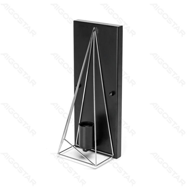 Metal wall light black (without light source) E27
