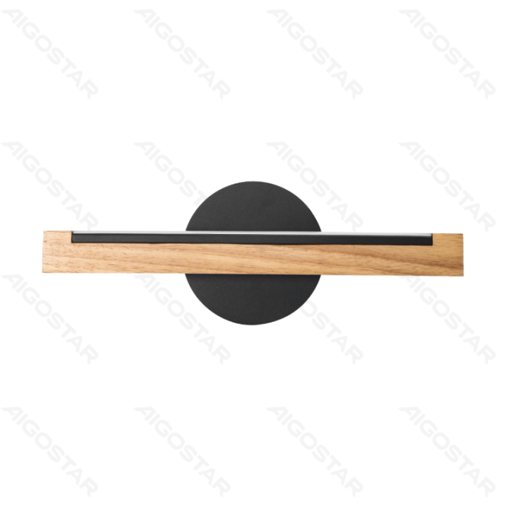 Wood and Metal LED Wall Light, 6.5W, 2700K