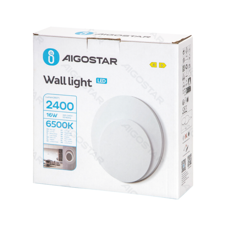 Wall light 6500K Iron&Acrylic