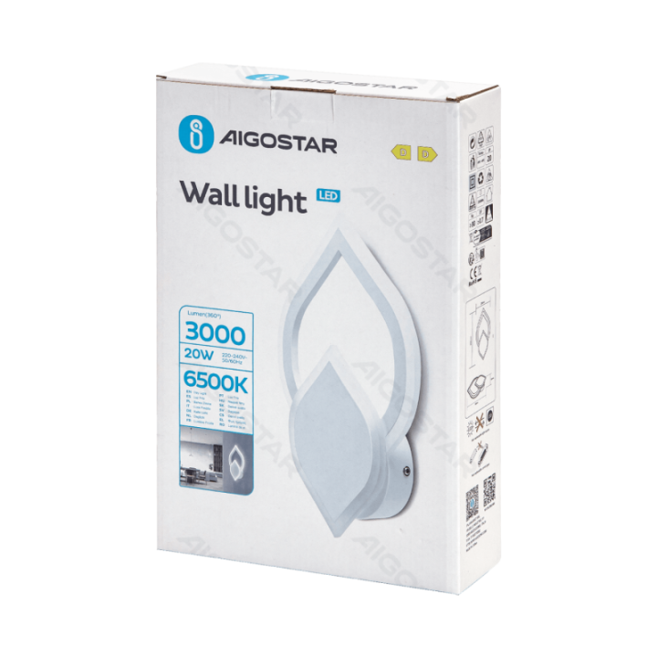 Wall light 6500K Iron&Acrylic