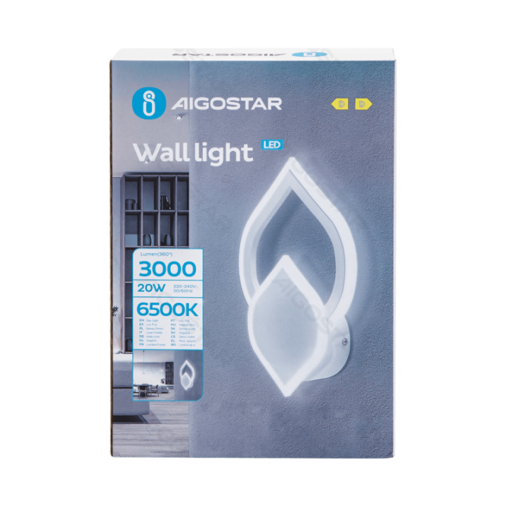 Wall light 6500K Iron&Acrylic