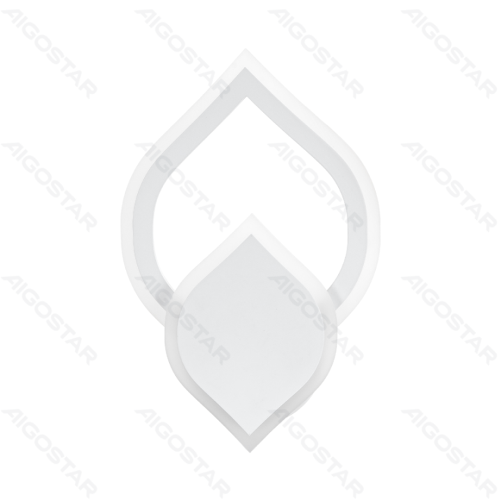 Sieninis šviestuvas 6500K Geležis&Akrilas